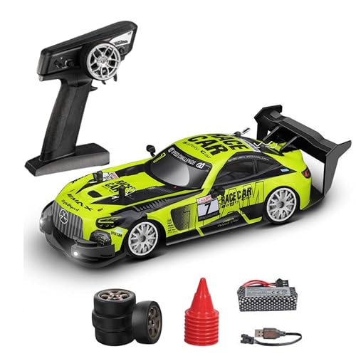 Image of Krishiv RCS 1:16 RC Drift Car for Kids 8+ & Adults - 4WD 30km /h Remote Control Car with ESP Stability Mode | Drift + Racing Tyres | Multi-Color LED | Rechargeable Battery | 2.4GHz Radio