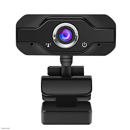 AGGJ ビデオ教材720P HDウェブカメラ、ノートPC、デスクトップコンピュータのデスクトップのリモート会議のビデオカメラ、内蔵マイク&固定焦点