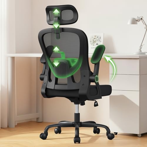 rattantree Bürostuhl Ergonomisch, Schreibtischstuhl mit Verstellbarer...