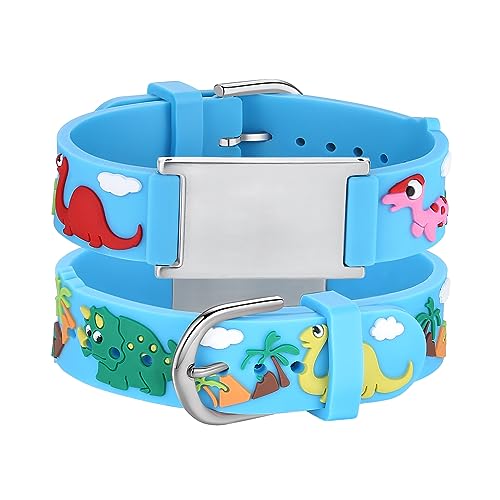 LinnaLove Cartoon Inspirational Bracelets with Free Customize If Lost Bracelets-the Gift for Son daughter from mom and dad