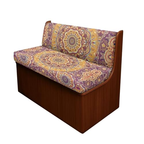 Guevoxuh Boho Mandala Flower Pattern Washable RV Dinette Cushions Covers Camper Cushion Slipcovers Rv Couch Cover Home & Kitchen Accessories Universal Fit RV Camper Car Bench