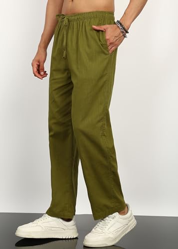 Image of Men's Cotton Linen Pajama