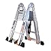 Produktbild BJL-Step Hocker Teleskopleiter - Dickere Leiter Aluminiumlegierung Multifunktionsleiter Hebetechnik Leiter - Traglast 150kg - 5 Größen OYO (Size : Herringbone Ladder 3.8m)