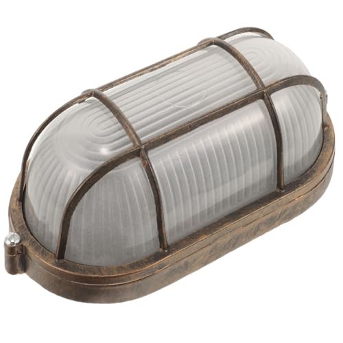 Milisten Lampshade for Sauna Anti-Explosion Wall Light E27 Waterproof Sauna Lamp Light Fixture for Steam Room (Bulb Not Included)