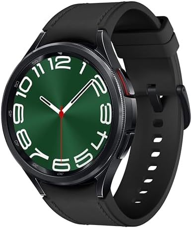 Samsung Galaxy Watch6 Classic (Black, 43mm) | Rotating Bezel | LTE | Monitor BP and ECG | Track Sleep | Track Health | Upto 40hrs Charge with Fast Charging | Galaxy Ecosystem | IP68 Rating