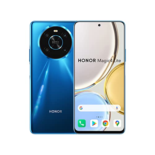 HONOR Magic4 Lite 6/128GB Smartphone med 64 MP-kamera, Blå