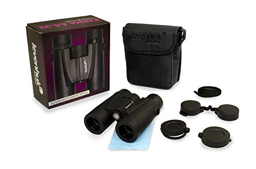 Levenhuk Karma 6.5x32 Compact Lightweight Binoculars with Roof Prisms and Fully Multi-Coated BaK-4 Glass Optics for Sharp, Bright and Clear Images