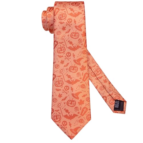 Image of Dubulle Mens Paisley Floral Silk Tie for Men Striped Necktie and Pocket Square Cufflinks Set Wedding Business