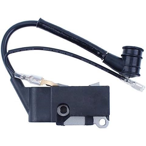 Ignition Coil Module for Chinese Chainsaw 4500 5200 5800 45cc 52cc 58cc, Adefol Ignition Coil Module Magneto Chainsaw Engine Replacement Accessories Professional Spare Parts Cover