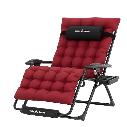 Image of UDPATIO Oversized Zero Gravity Chair Patio Reclining Chairs with Cushion