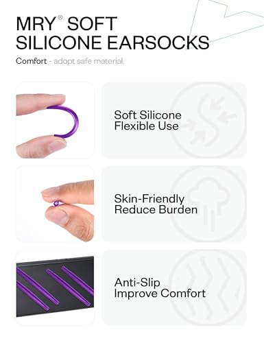 Image of Mryok Replacement Earsocks for Oakley Square Wire 2 (2014) Sunglasses - Options