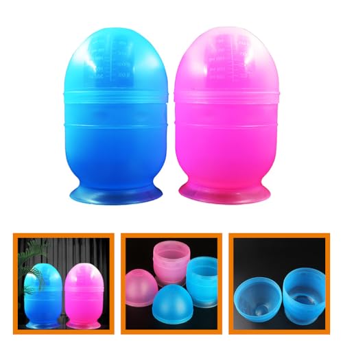 Healifty 2 peças, misturador, tintura de cabelo, copo de mistura de cores, copo de coloração de cabe