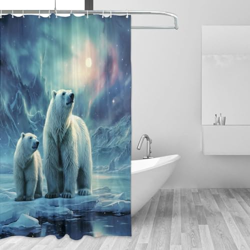 Rideau de douche textile avec crochets grand format 183x183 imperméable