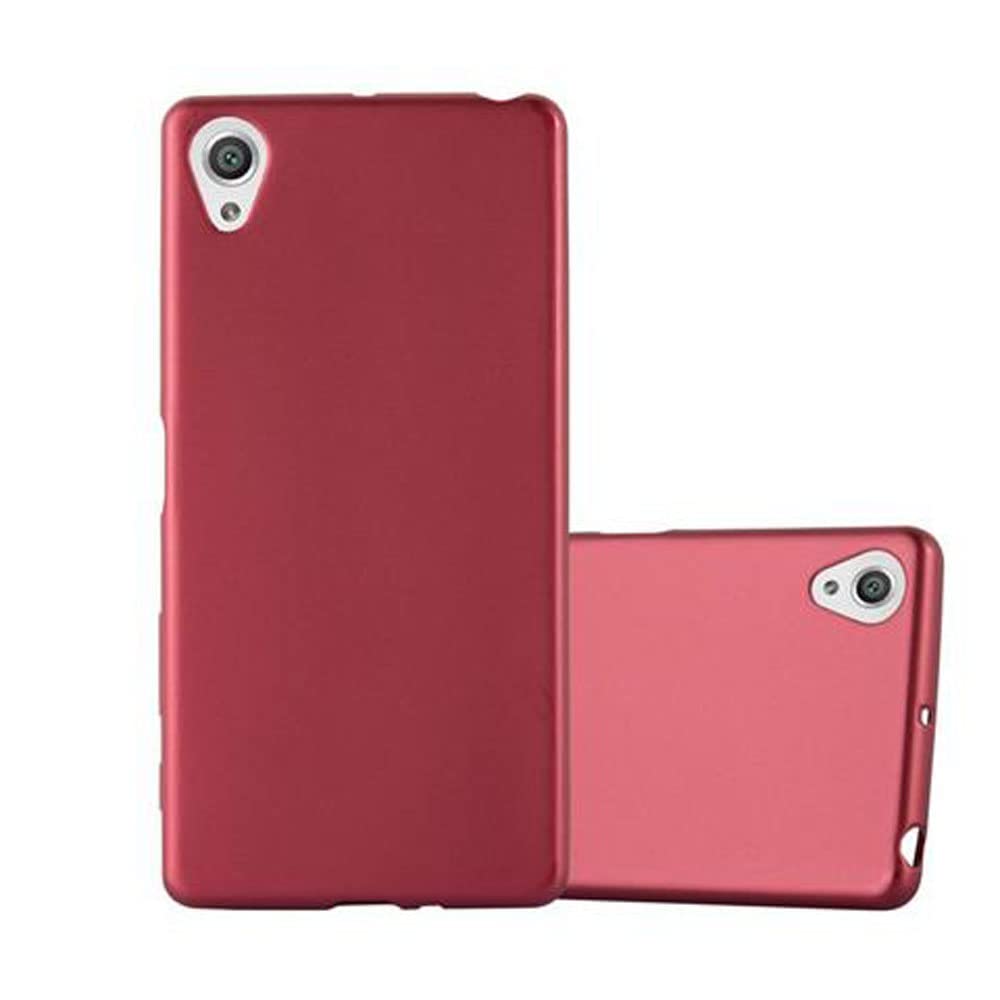 Cadorabo Custodia Compatibile Con Sony Xperia L1 In Frost Rosso
