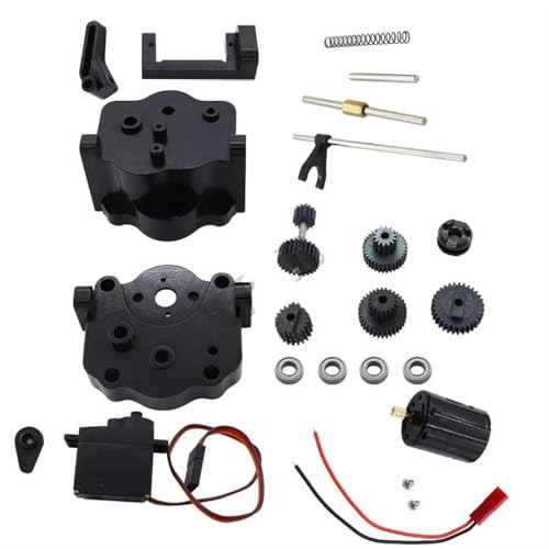 RC�R���|�[�l���g For WPL B16 B14 B24 B36 C14 C24 For MN D90 MN99S �t�����^���M�A�{�b�N�X�M�A 2 �X�s�[�h �X�[�p�[���[�W�g���N 370 ���[�^�[ �T�[�{�t�� RC �J�[�A�b�v�O���[�h�p�[�c