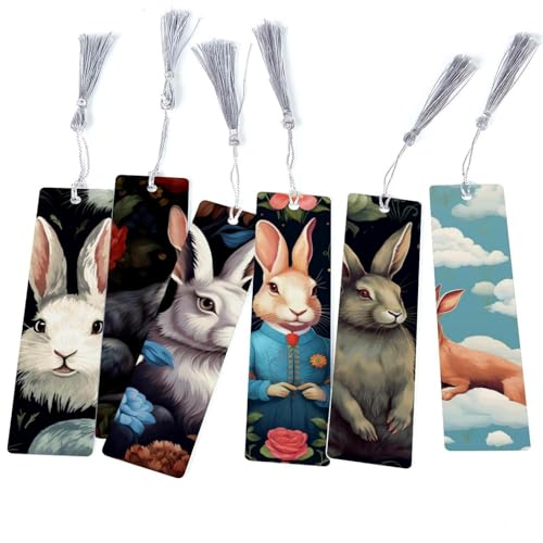 Marque-pages lapin colorés le cadeau idéal pour amoureux de lecture