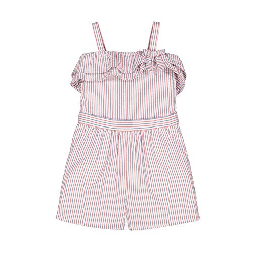 Image of Hope & Henry Girls Sleeveless Bow Romper