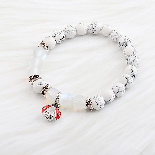 BNQL Ladybug Going Away Gifts Coworker Leaving Gift Ladybug Good Luck Bracelet Farewell Gift Retirement Gift for Friend Boss4