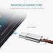 Anker Powerline+ USB C to USB 3.0 Cable, High Durability Type C Braided Charging Cable for Galaxy S10, S9, Sony XZ (6FT,Grey)