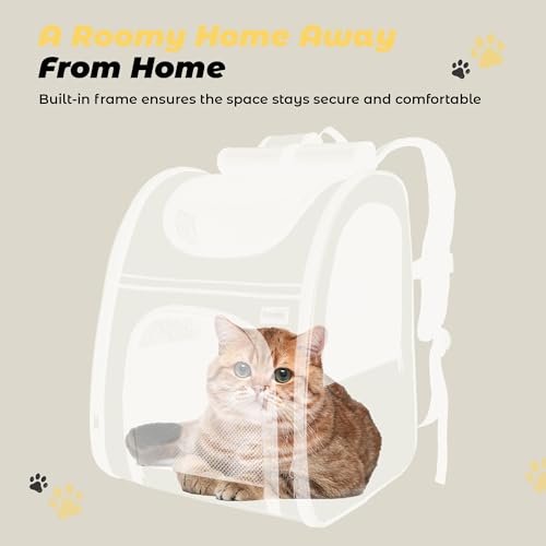 Sac à dos transport pour chat pliable noir résistant charge 8 kg max - 7