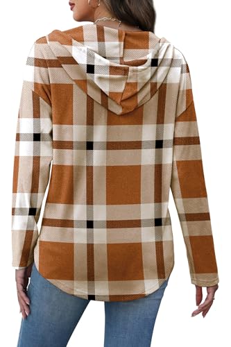 RUMIA Womens Tops V Neck Button Sweatshirt for Women Pullover Long Sleeve Shirts Fall Outfits 2025 Loose Fit S-3XL - Image 5