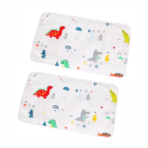 Image of Safe-O-Kid Baby Diaper Changing Mat, 70 x 49 cm Waterproof & Foldable Bed Protector, Soft & Comfortable Changing Pad for Newborns, Travel-Friendly & Easy to Clean - (Pack of 2)