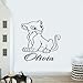 Personnalisé Le Roi Lion Sticker Mural Enfants Nom Personnalisé Vinyle Decal Pour La Décoration De La Chambre Etc.
