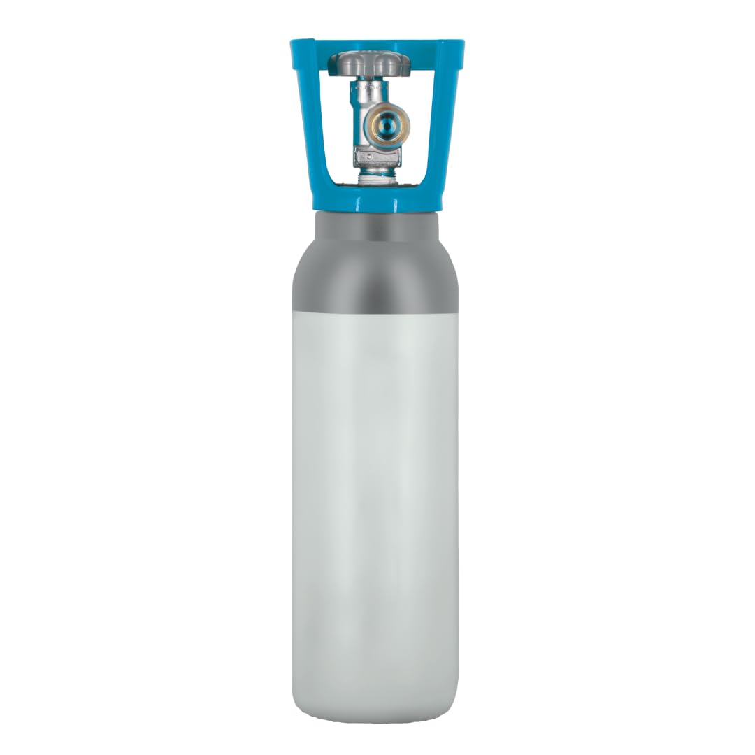 Bombola Co2 in acciaio ricaricabile 4Kg. con valvola residuale – W21,7×1/4″
