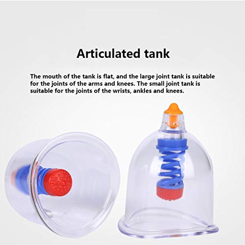 Set de 24 ventosas para cupping, terapia tradicional china con mango de bombeo, masajeador corporal por vacío anti-celulitis para uso doméstico en adultos miniatura 3