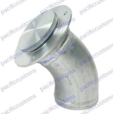 Machine Finish Low Profile Angeled Remote Filler Neck For 2.25 Inch Fuel Hose