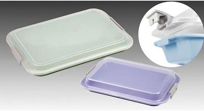 Miniatura 5 de 4Pcs Procedimiento Dental Autoclaveble Establecer Bandejas Planas Cerrables Tamaño de la Cubierta B & F para Procedimiento Dental Bandeja (F)