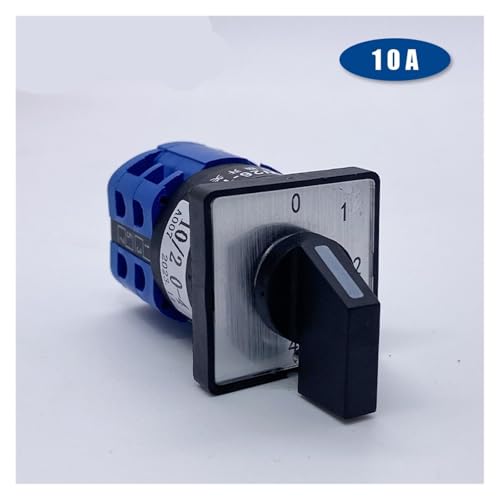 Sélecteur de tension LW26-10/2 à double section et contacts argent 10A