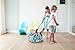 Play Mat and Toy Storage Bag - Durable Floor Activity Organizer Mat - Large Drawstring Portable Container for Kids Toys, Books - 55