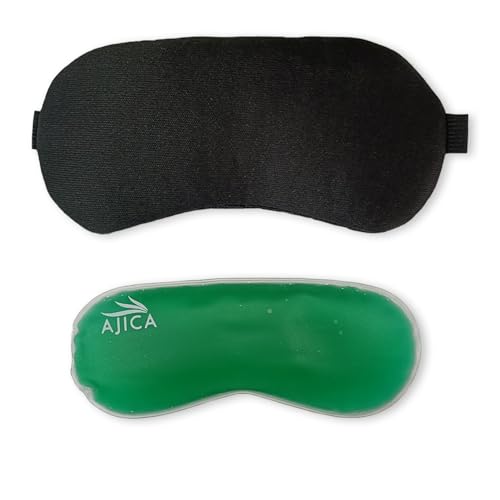 Image of Aqua Ice Face & Eye Cooling Gel Pad and Aloe Vera Gel Mask Ice Pack for Face and Eye Patches Remove Dark Circles, Fatigue Cool Eyes Patch Pads Eye Care | Facial Skin Refresh Face Mask for Hot & Cold Therapy (Aloe Eye Cooling Pad, Pack of 1)