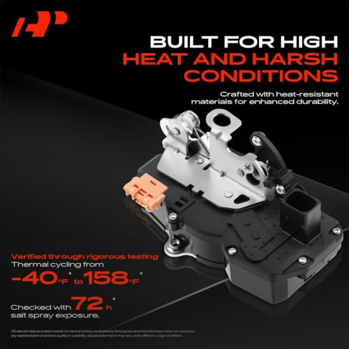 Image of A-Premium Rear Left Driver Side Door Lock Actuator Compatible with Chevrolet Chevy Impala 2006-2011 Sedan