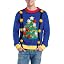 Blue Chistmas Tree With Suspenders