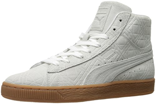 PUMA Men's Suede Mid Emboss FA Fashion Sneaker