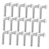 Cabilock 35 Stück Palettenregal Sicherheitsbolzen L-förmig aus Metall Hochleistungs Sicherungsstifte Robustes Palettenregalzubehör für Lagerhallen Verzinkt Einfache Montage