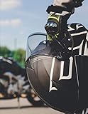  Mein Motorrad Tourenbuch: Dein persönliches Reisetagebuch für Motorrad Touren und Motorrad Reisen ♦ für über 100 Touren ♦ A4+ Format ♦ Motiv: Helm