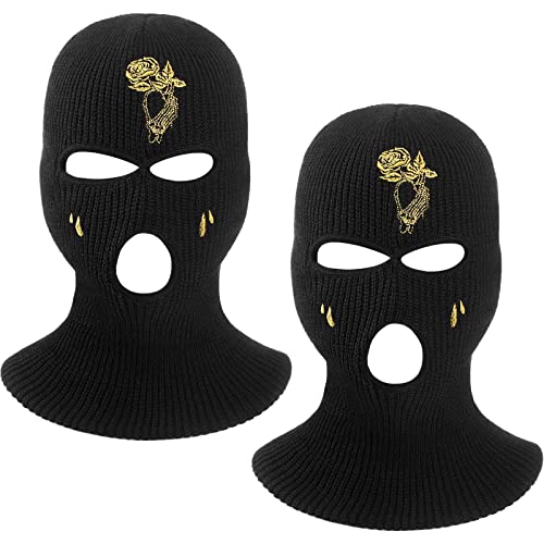 Masque-de-ski-a-3-trous-avec-motif-2-cagoules-tricotees-a-trois-trous-pour-lhiver-Pour-sports-de-plein-air