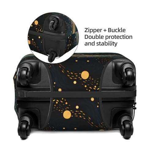 Classic Universe Prints Travel Luggage Cover for Suitcase Anti-Scratch Fashion Suitcase Protector Washable Elastic Baggage Covers Fits 22-24 Inch Luggage for Travel Beach Holiday4