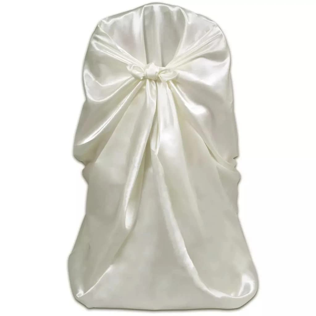 vidaXL Stuhlhussen für Hochzeit Bankett 12 STK. Weiß