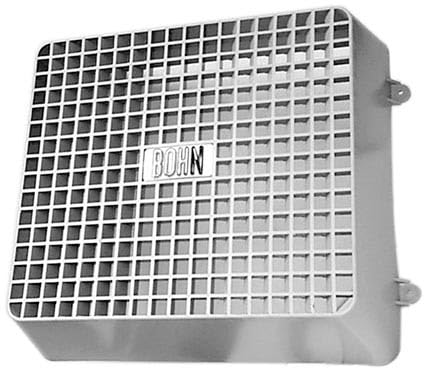 5054F Fan Guard, Gray, Molded Plastic, 18-INCH