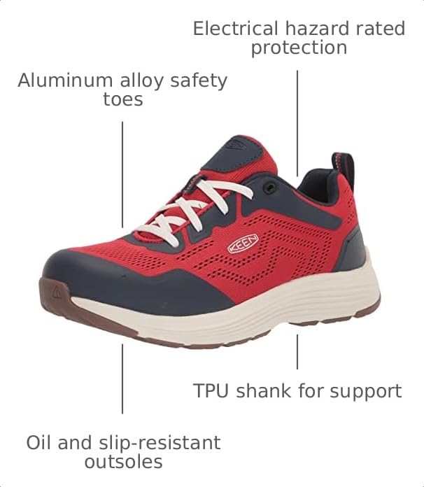 Image of KEEN Utility Mens Sparta 2 Low Height Alloy Toe Industrial Work Shoes