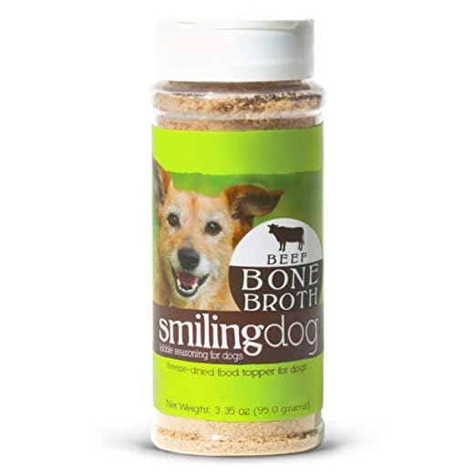 Herbsmith Bone Broth Kibble Seasoning - Freeze Dried Meat + Bone Broth Powder for Dogs - Beef - 3.35 oz