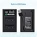 Powerextra NP-W126S Battery Charger Compatible with Fujifilm NP-W126s, X100f X-A1 X-A2 X-A3 X-A5 X-A7 X-A10 X-A20 X-E1 X-E2 X-E2S X-E3 X-Pro1 X-Pro2 X-T1 X-T2 X-T10 X-T20 X-T100 X-M1 FinePix HS30EXR