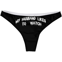 BAIJIAOYUN Daddys Cum Slut Womens Thongs Underwear Seamless Panties, Gifts for Wife Girlfriend