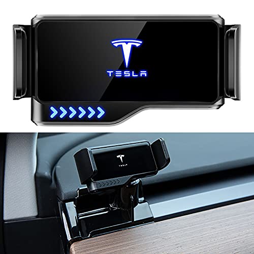 Tesla Model 3 Mobile Phone Holder, car Electric Mobile Phone Holder, Suitable for Most Smartphones (Applicable to The Left)