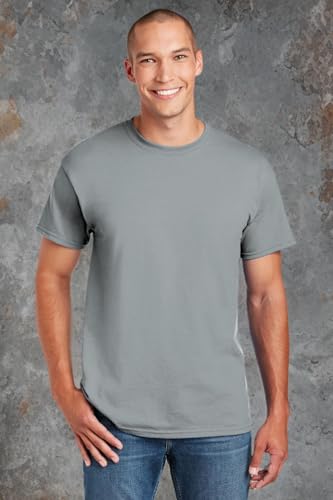 Image of Gildan G800 DryBlend Short Sleeve T-Shirt, Gravel, Large
