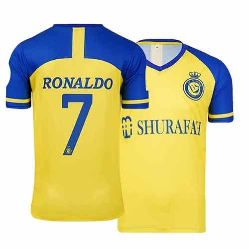 Image of Ronaldo 7 Football Jersey 2023 /2024 for Men & Boys